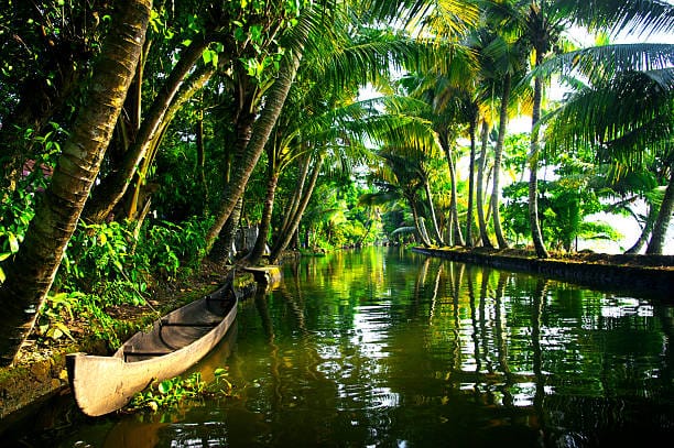Paisaje de Kerala, India