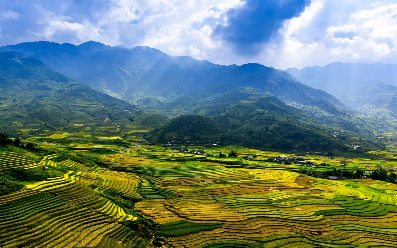 Valle de arroz de Nam Cang en Sapa · viaje a Vietnam en grupo reducido