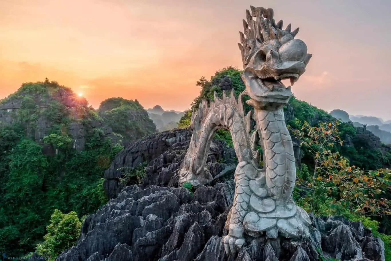 Vistas desde Hang Mua sobre los arrozales de Ninh Binh
