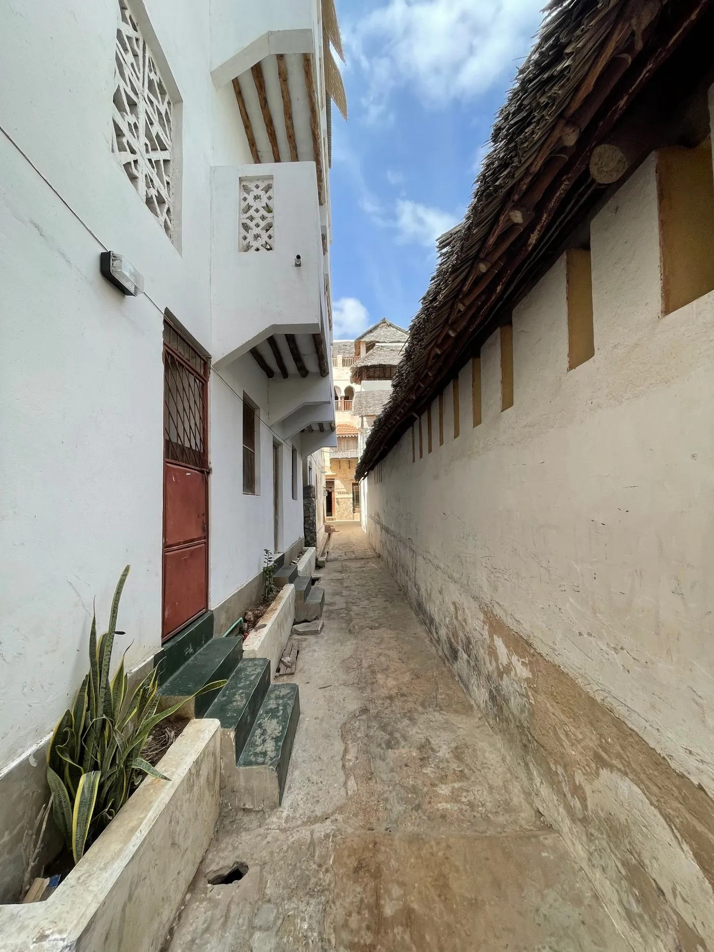 Callejuela del casco antiguo de Lamu